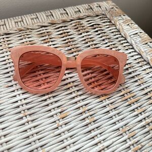 Retro Large Peach Sunglasses